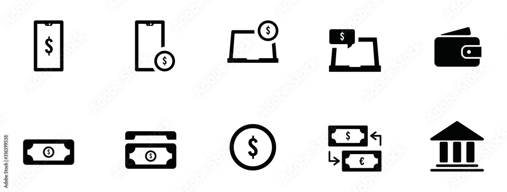 Icon For Digital Bank and Finance Icon For Digital Bank and Finance