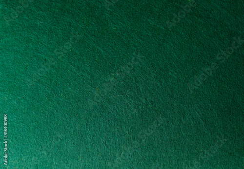 A detailed photo of a green felt texture