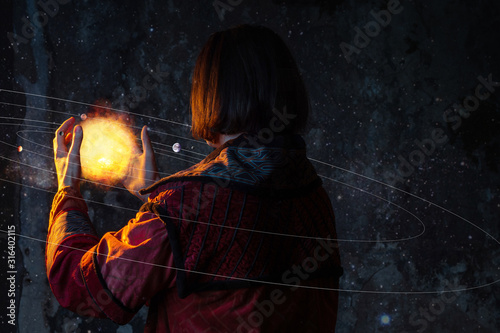 Photos Nicholas Copernicus author of the heliocentric system of the world, the scientific revolution of the Renaissance