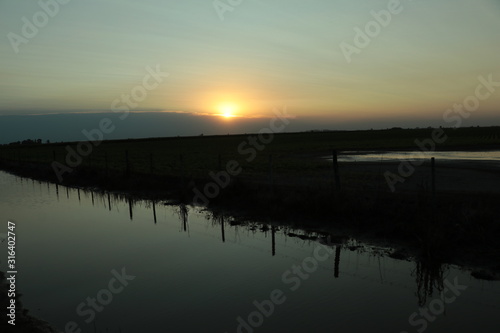 Atardecer en el campo © Patricio