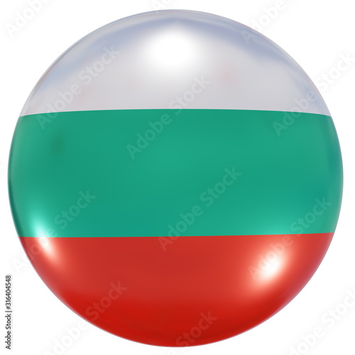 Free Download Bulgaria national flag button - GFXLoad