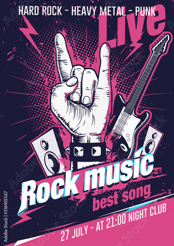 music background with guitar