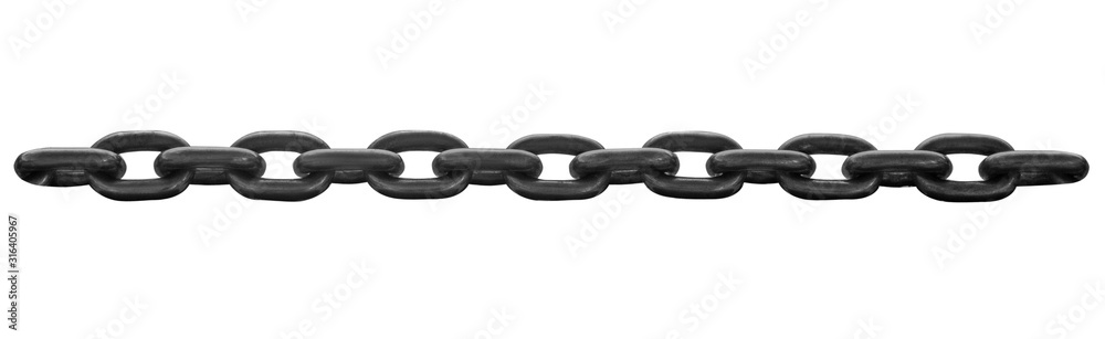 Obraz premium chain isolated on white