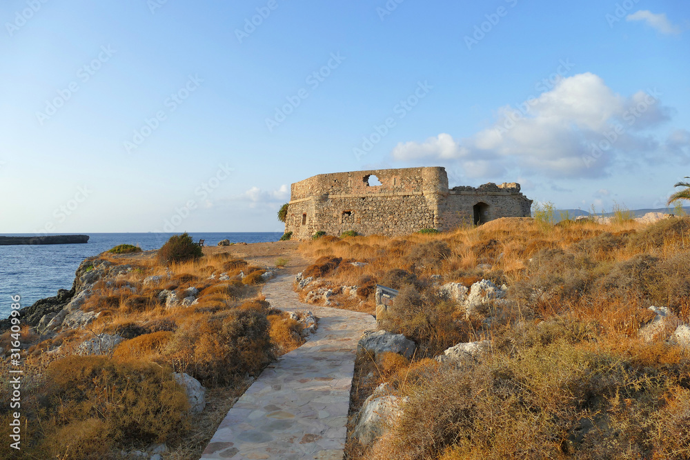 Venetian castle of Avlemonas Island of Kythera, Greece