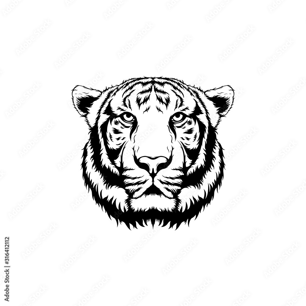 white tiger face tattoo design white tiger face tattoo design