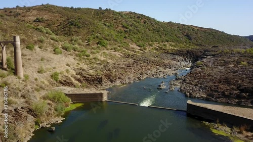 Polo do lobo Serpa drone view
