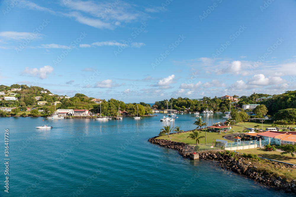 Saint Lucia, West Indies - Castries Harbor