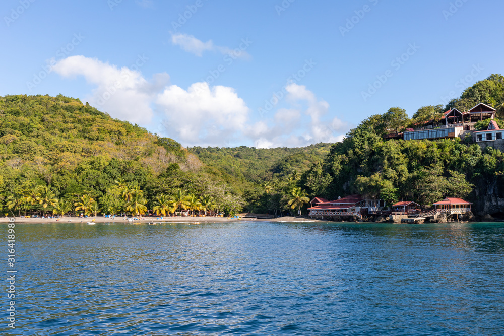 Anse la Raye, Saint Lucia, West Indies - Anse Cochon beach
