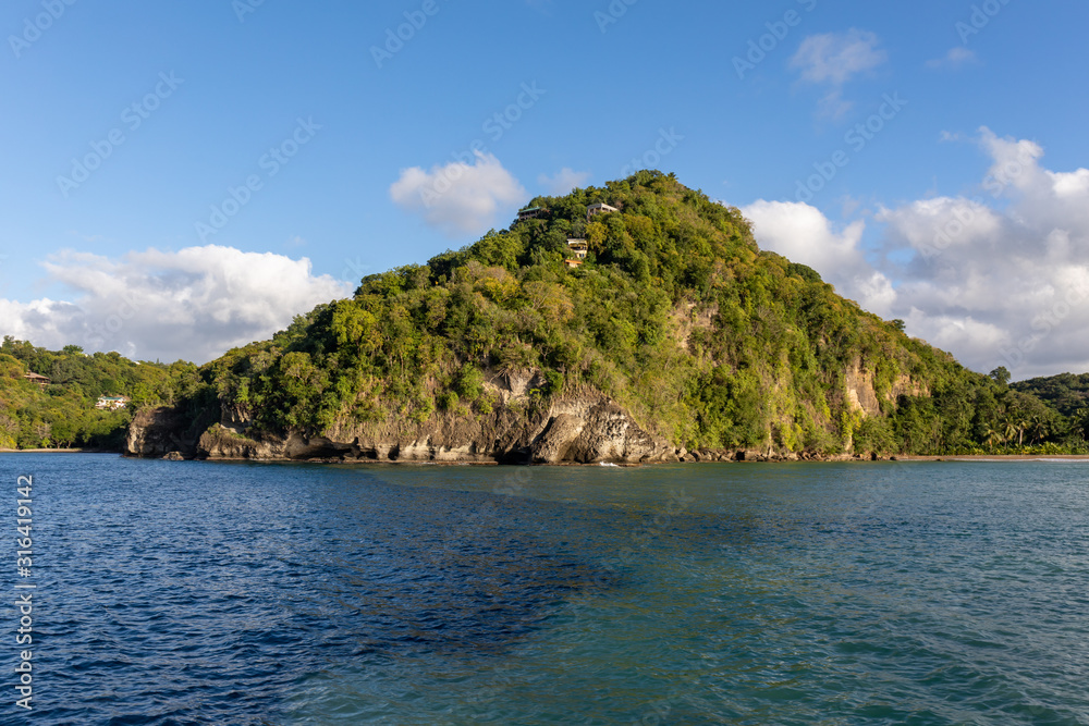 Saint Lucia, West Indies - Roseau bay, near Marigot bay