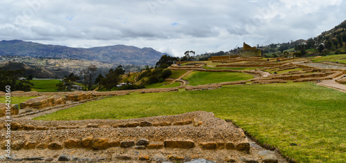 archaeological complex of Ingapirca, at Canar, Ecuador