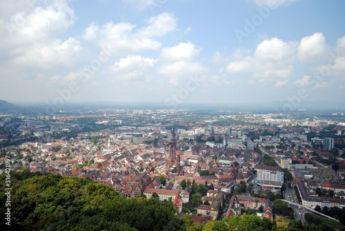 View of Freiburg, Germany.