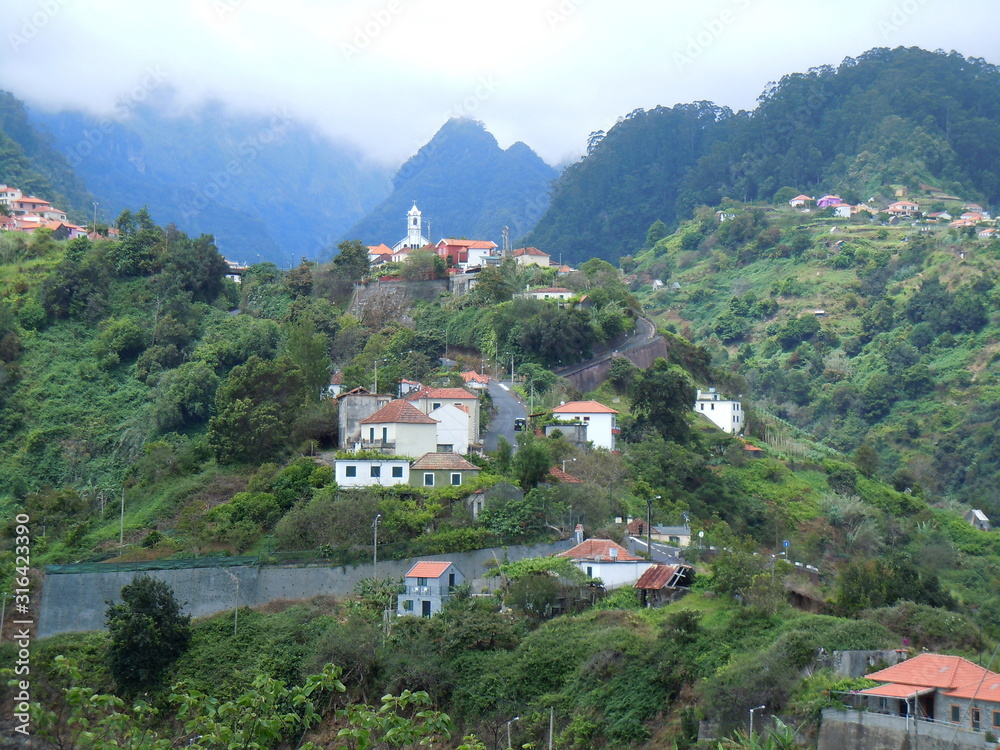 Obraz premium Village typique de Madère