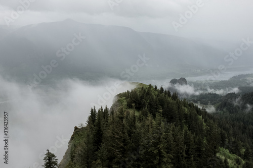 Storm in Columbia Gorge