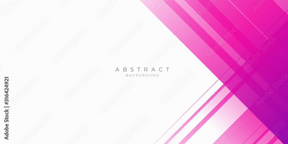 Obraz premium Modern pink purple abstract background with lines and square shape gradation color. Suit for presentation design and much more.