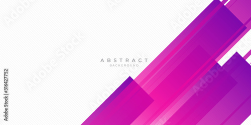 Modern pink purple abstract background with lines and square shape gradation color. Suit for presentation design and much more.