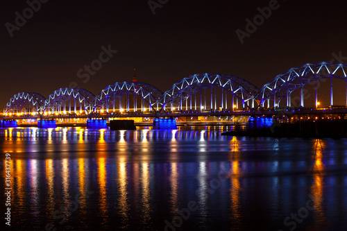 bridge at night © Sergejs Katkovskis