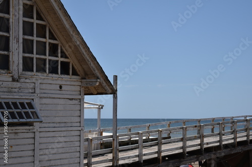 roof of an old beach house