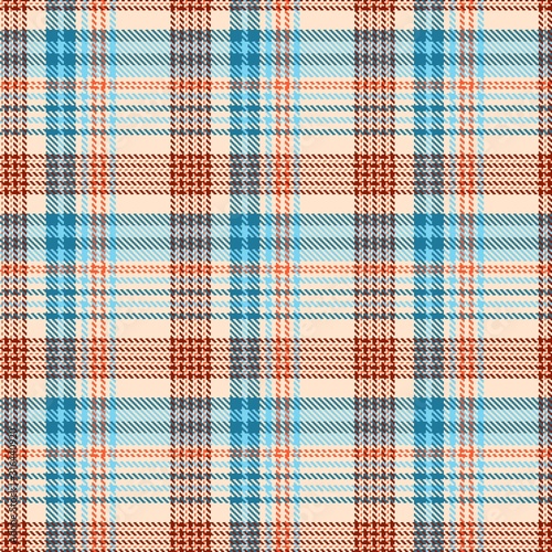 Tartan, plaid pattern seamless vector illustration. Checkered texture for clothing fabric prints, web design, home textile.