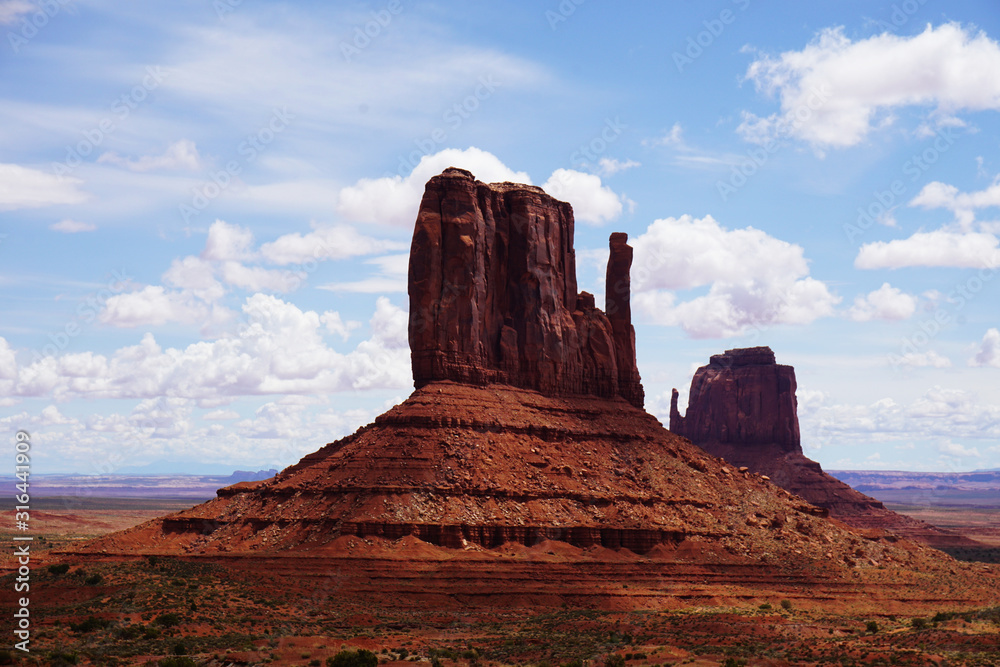Mountain in monument valley