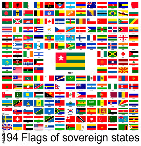 Free Download Togo, collection of vector images of flags of the world - GFXLoad