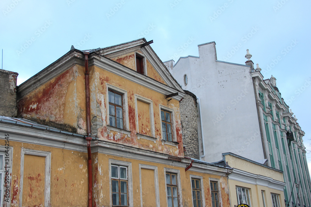 Fototapeta premium The amazing architecture of Tallinn old town