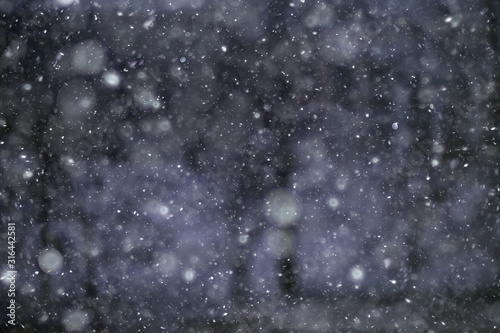 blurred background snow snowflakes texture