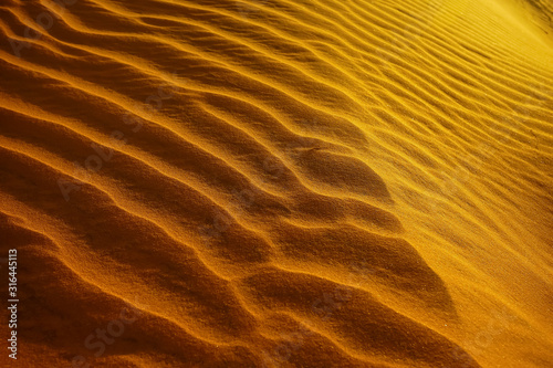 Sand mountains in the desert © kichigin19