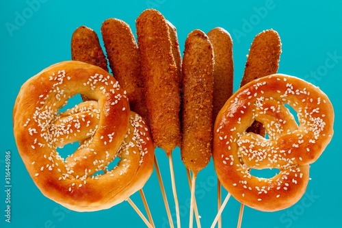 Food beer oktoberfest sausa...