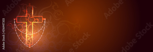 Vector illustration concept of the end of life death. Candles are burning and flowers are lying by the candles. Christian religion rite.