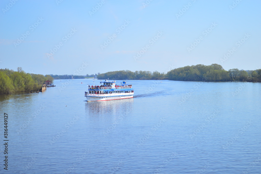 boat on the lake