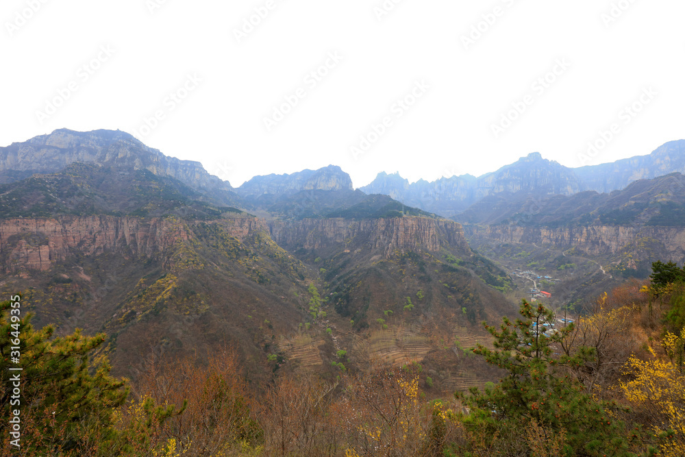 Wanxian mountains scenery, China