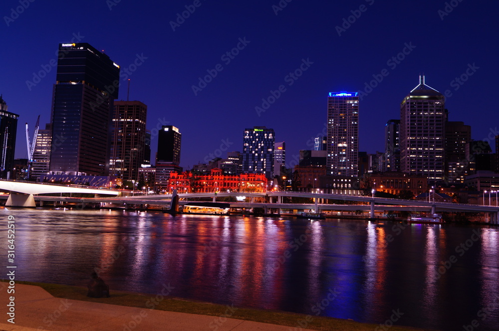 Obraz premium city at night