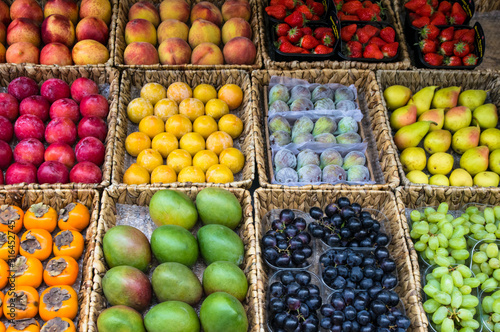 Fototapeta Fruits for sale at local market