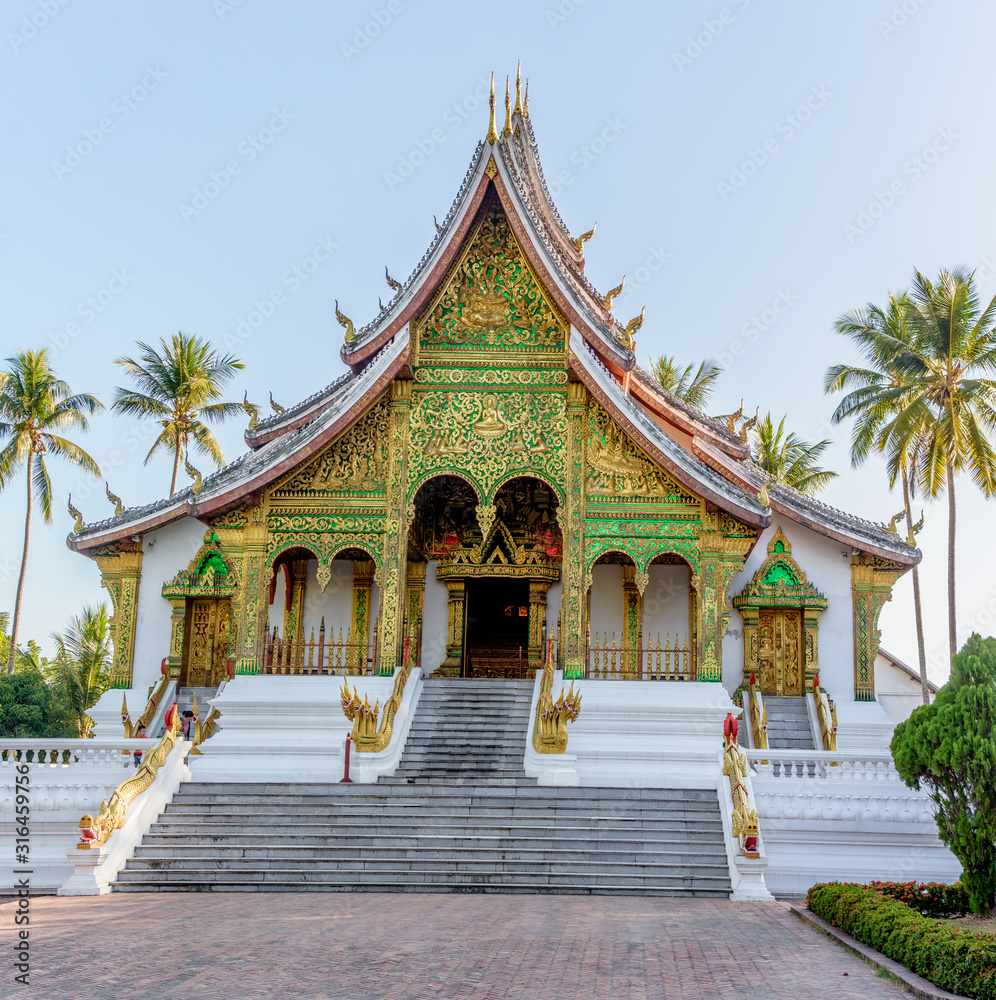 Wat Mai Suwannaphumaham often called Wat Mai or Wat May is a Buddhist temple or Wat in Luang Prabang Laos. It is the largest and most richly decorated of the temples in Luang Prabang