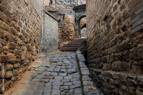 Narrow stone alley