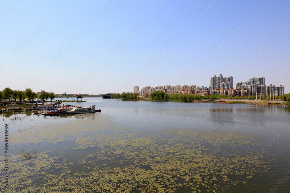 Waterfront City Scenery, China