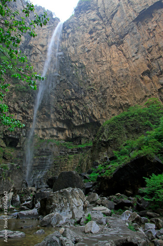 yuntai mountain scenic spot natural scenery  cascade creek  China.