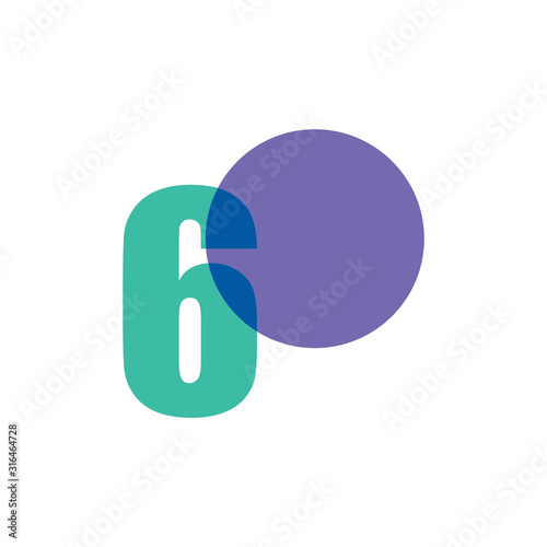 60 Years Anniversary Celebration Vector Template Design Illustration
