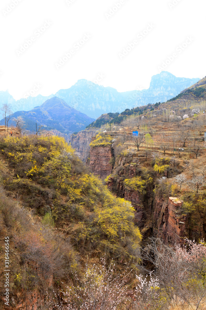 Wanxian mountains scenery, China