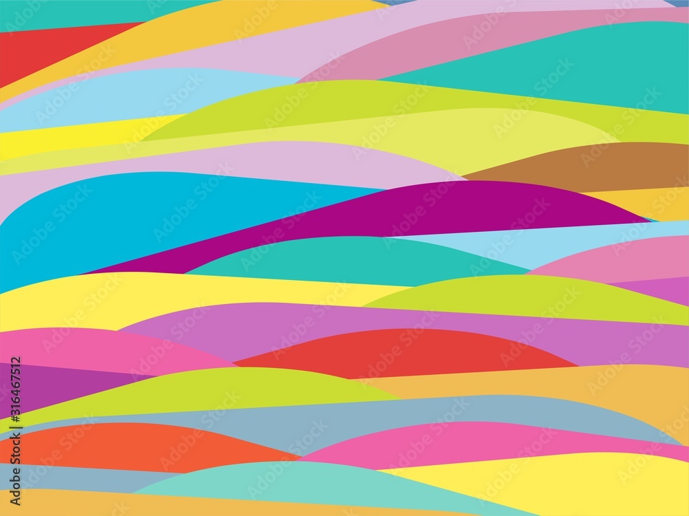The Amazing of Colorful Art, Abstract Modern Shape Background or Wallpaper The Amazing of Colorful Art, Abstract Modern Shape Background or Wallpaper
