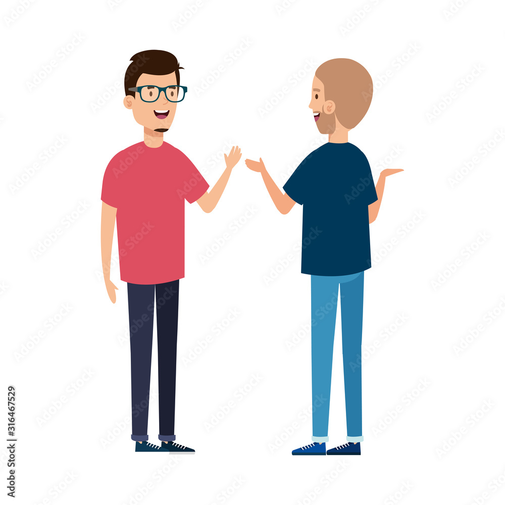 young men avatar character icon vector illustration design young men avatar character icon vector illustration design