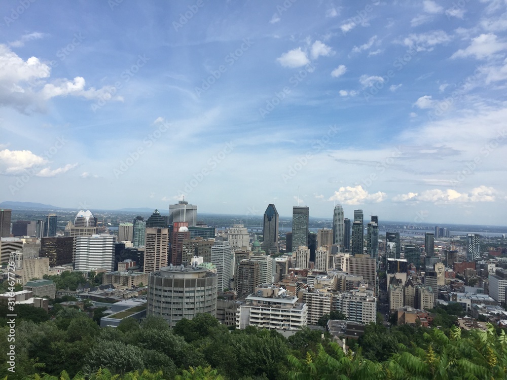 Fototapeta premium Downtown Montreal