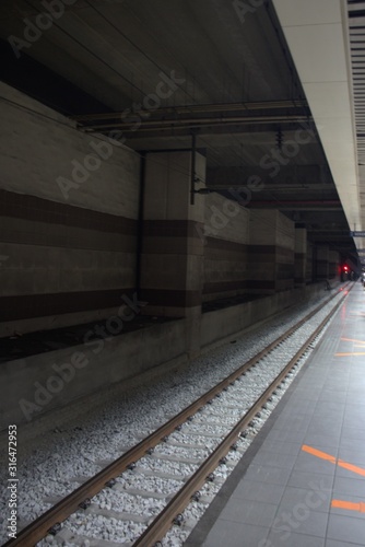 Empty Railway while waiting for train