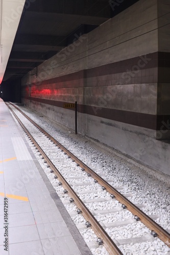 Empty Railway while waiting for train