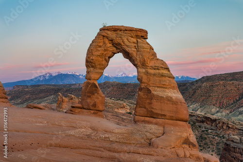 Delicate Arch at Sunset