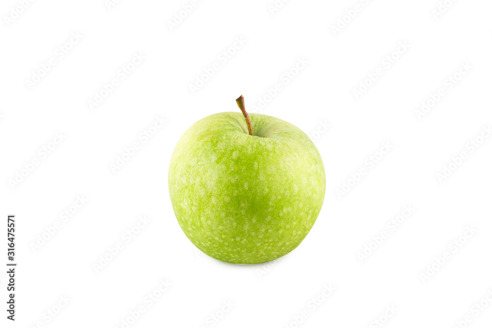 green apple on white background fruit agriculture food isolated green apple on white background fruit agriculture food isolated