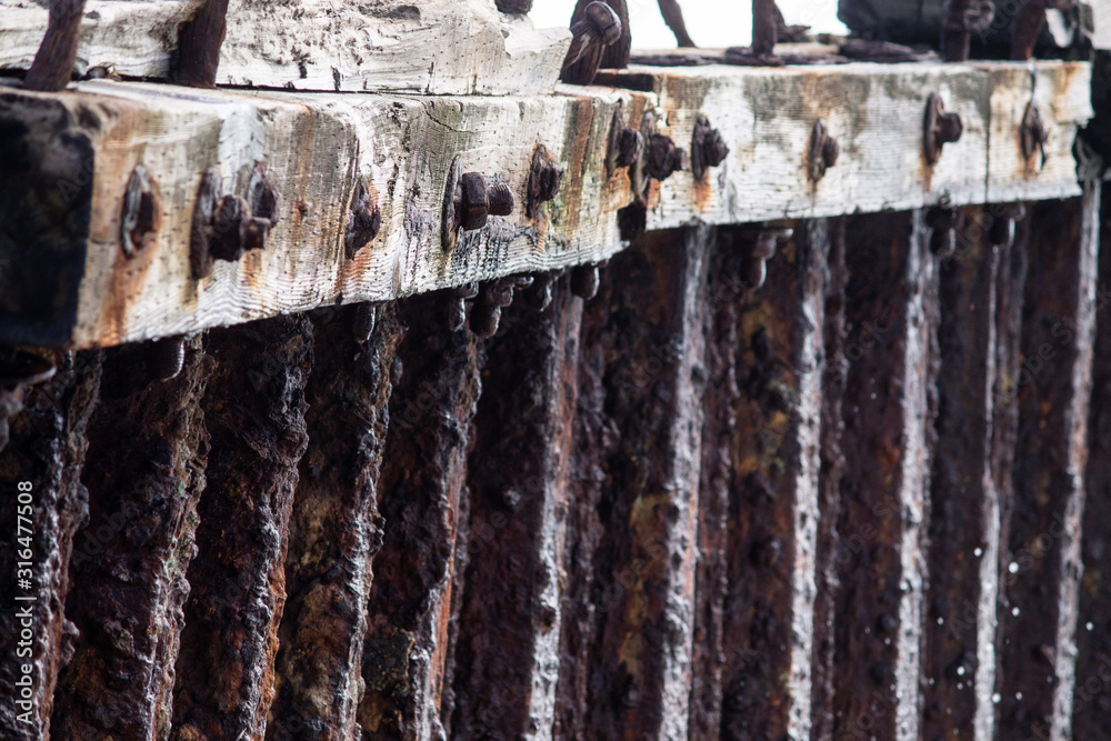 rusty corrugated metal background rusty corrugated metal background