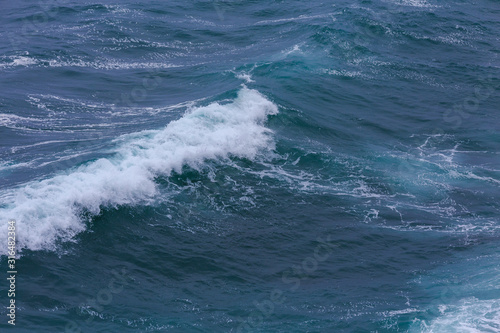 Nature scene image of ocean wave at Jeju Island  South Korea for Background or wallpaper use.