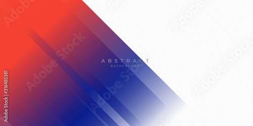 Modern red blue abstract background with stylish line square suit for presentation design