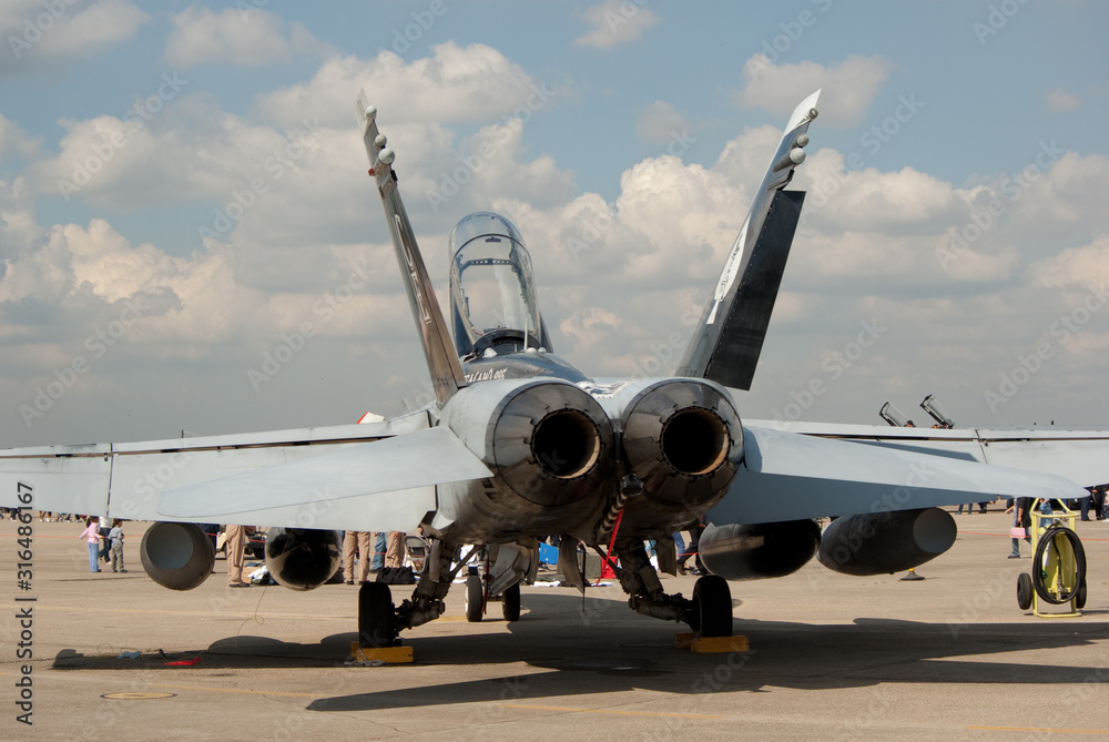 Fototapeta premium military airplane for the airforce